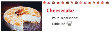 recette cheesecake