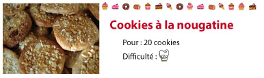 recette cookies nougatine