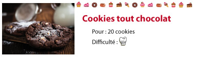 recette cookies chocolat