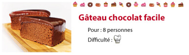 recette gateau chocolat facile