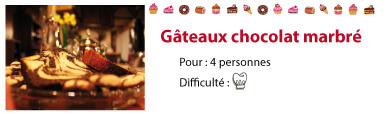 recette gateau chocolat marbre