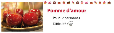 recette pomme amour