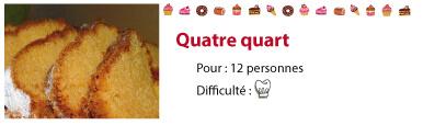 recette quatre quart