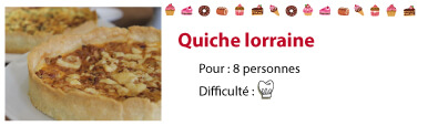 recette quiche lorraine