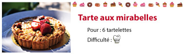 recette tarte aux mirabelles