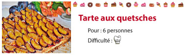 recette tarte quetsches