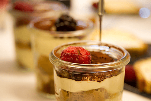 gateau tiramisu framboise